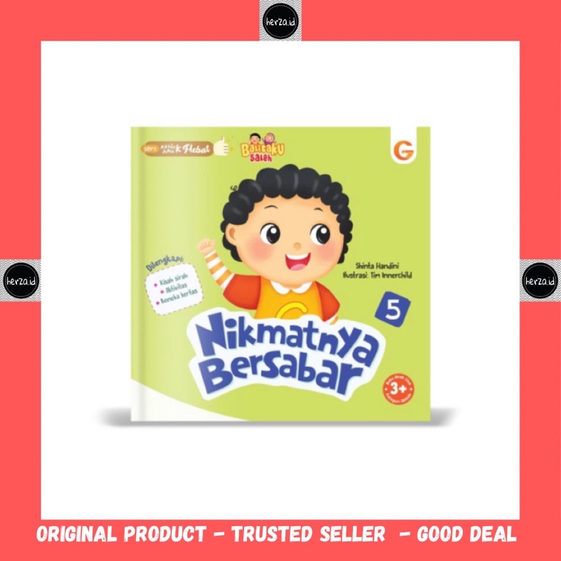 Nikmatnya Bersabar (seri akhlak anak hebat) - Gema insani kids buku cerita bacaan islami muslim