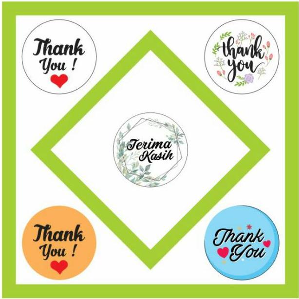 

((BISA COD)) Stiker Thank You