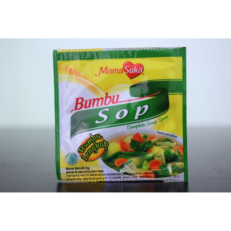 

MamaSuka Bumbu SOP Isi 12 Sachet x 5g