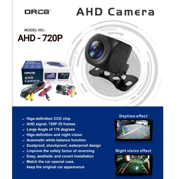 Kamera AHD ORCA Kamera ORCA AHD 720P Rear Camera Head Unit Android