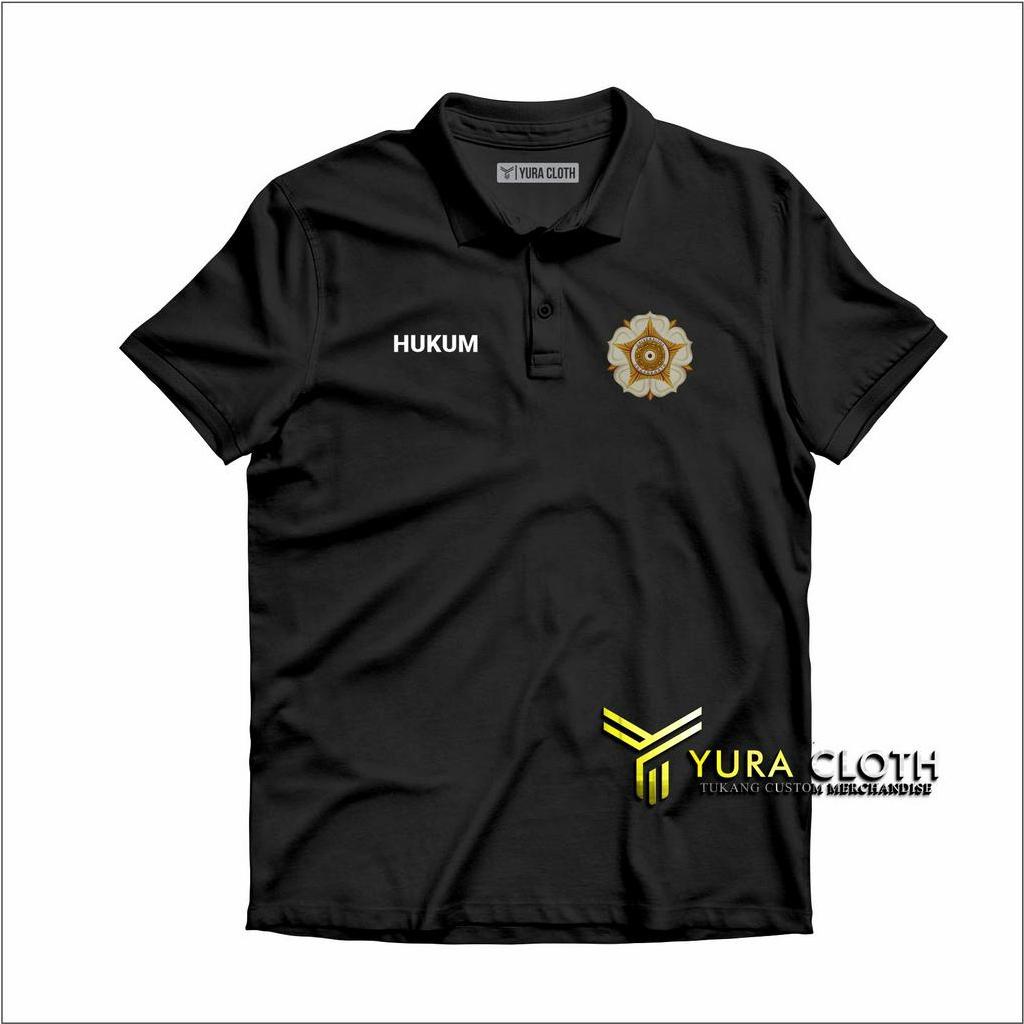 Kaos Pria Polo Shirt UGM BISA REQUEST NAMA FAKULTAS / JURUSAN