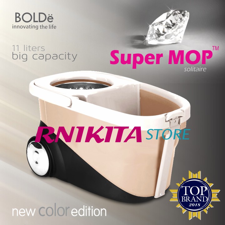 BOLDe SOLITAIRE - Supermop Alat Pel Modern Utilitas Lengkap