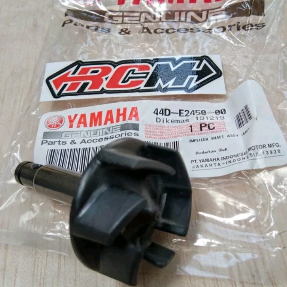 44D-E2450-00 KIPAS RADIATOR WATERPUMP WATER PUMP IMPELLER XEON LAMA OLD RC GT 125 ORI ORIGINAL YAMAHA YGP ASLI