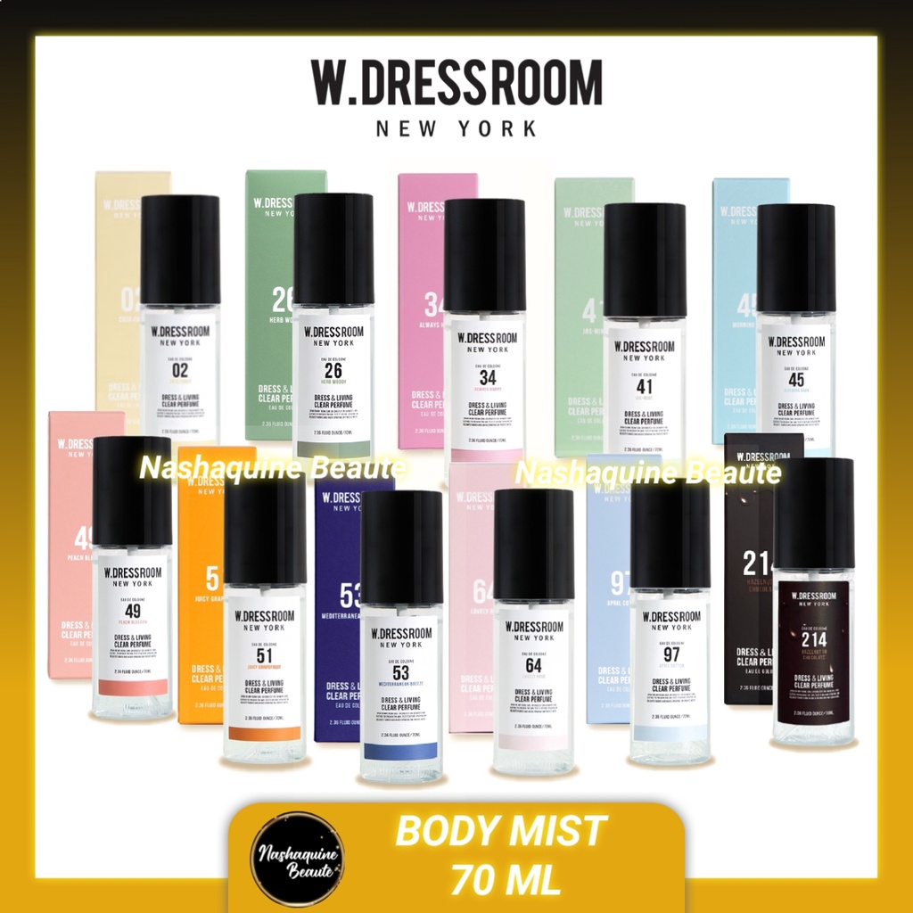 W.DRESSROOM WDressroom Dress &amp; Living Clear Perfume 70 ml