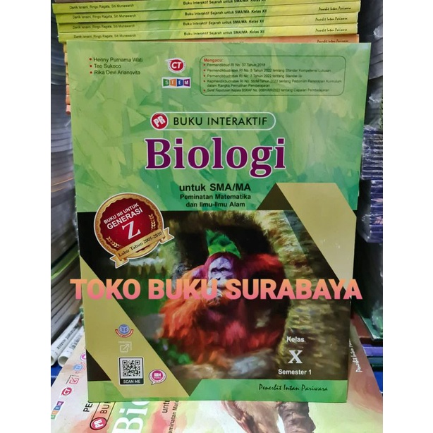 Jual Buku Lks Pr Interaktif Biologi Kelas X Semester Tahun Kurikulum Merdeka Belajar