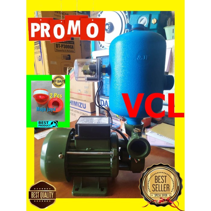 POMPA AIR OTOMATIS 125 WATT DAB PENDORONG WASSER SHIMIZU PS 116 SANYO