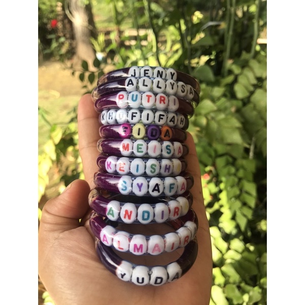 (ASLI PREMIUM LANGUNG KIRIM) GELANG NAMA GELANG DLINGU BENGLE ISI FULL LENGKAP