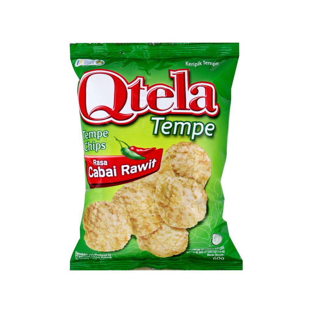 Qtela Tempe Cabe Rawit 60GR Farmers Market Shopee