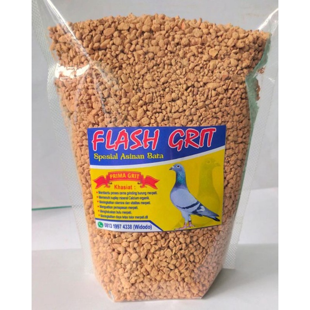Grit Asinan remisan burung merpati.