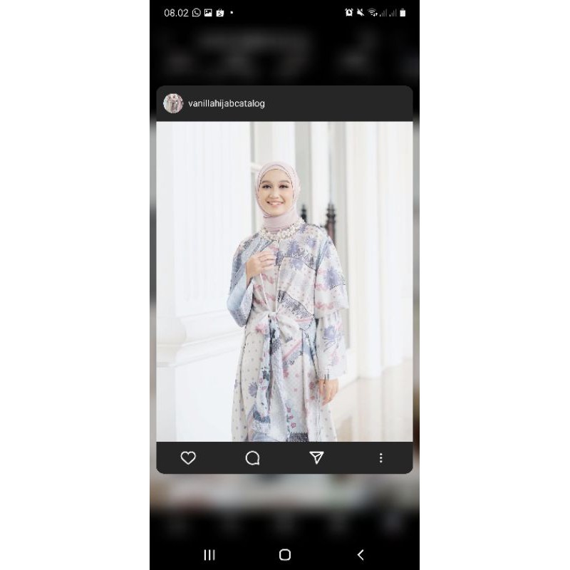 DANDELION DRESS VANILLA HIJAB OFFICIAL WHITE M