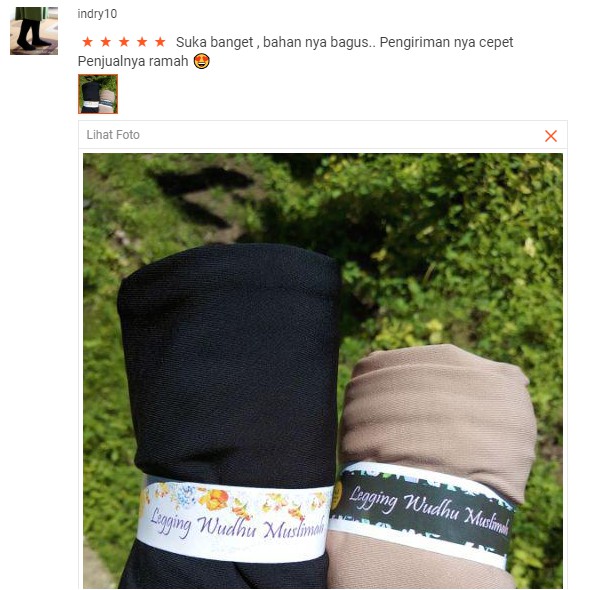 UNLIMIT HIJAB Legging Wudhu Premium Original | Leging Wudhu Muslimah Cantik Jersy Premium