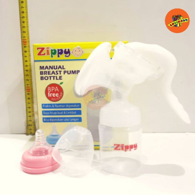 ZIPPY MANUAL BREAST PUMP BOTTLE - Pompa Asi Manual