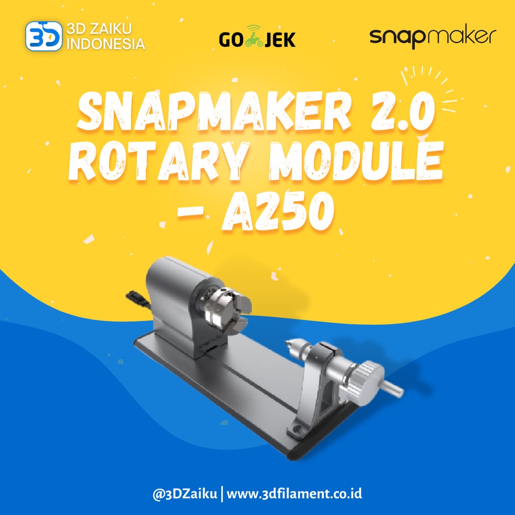 Original Snapmaker 2.0 A250 Rotary Module for CNC Router and Laser