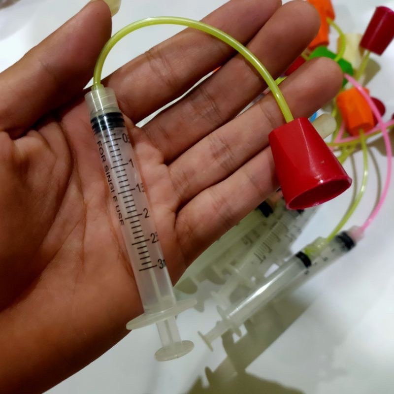 mainan suntikan selang air 3ml / suntikan perang air / suntikan parfum /
