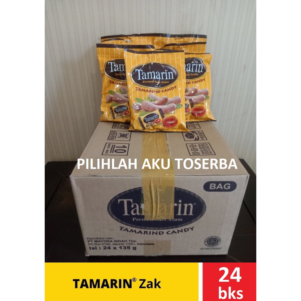 Permen Sari Asem Permen TAMARIN - 1 karton isi 24 bungkus (50 pcs)