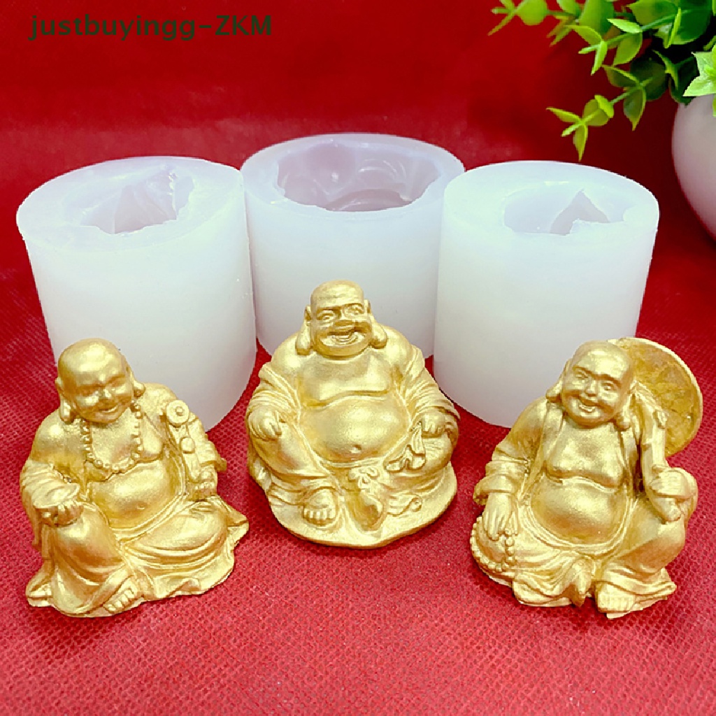 Cetakan Sabun Bahan Silikon Resin Desain Buddha Untuk Kerajinan Lilin