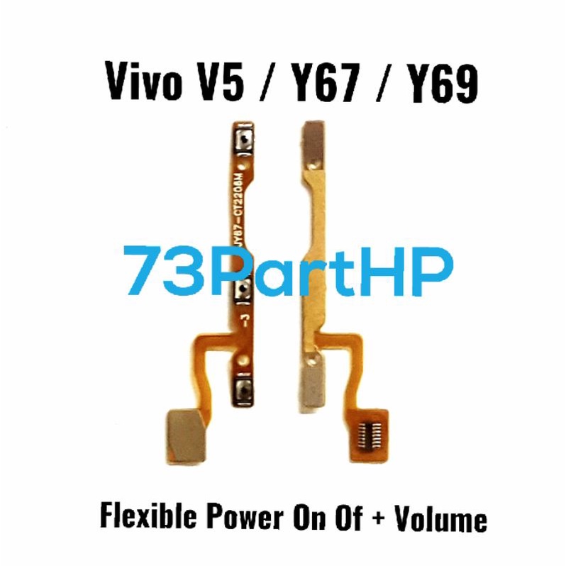 Ori Flexible Konektor Volume power on of Vivo V5 - Y67 - Y69 - Fleksibel Fleksible Connector Conecto