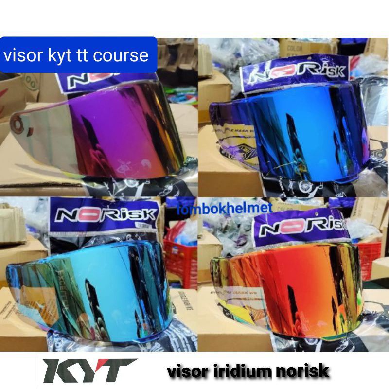 Visor KYT TT COURSE/visor flat  KYT TT COURSE/visor iridium KYT TT COURSE