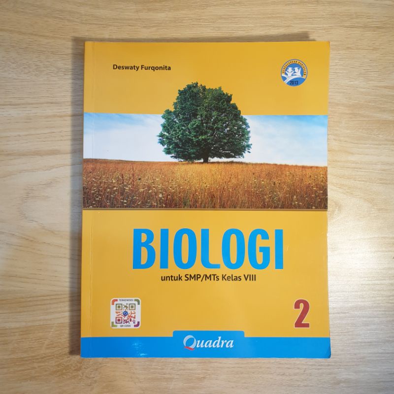 Buku Biologi Quadra untuk SMP kelas 8/VIII