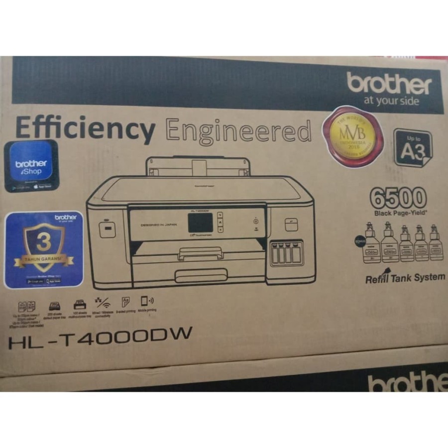 BROTHER HL-T4000DW A3 Wireless Printer with Auto Duplex