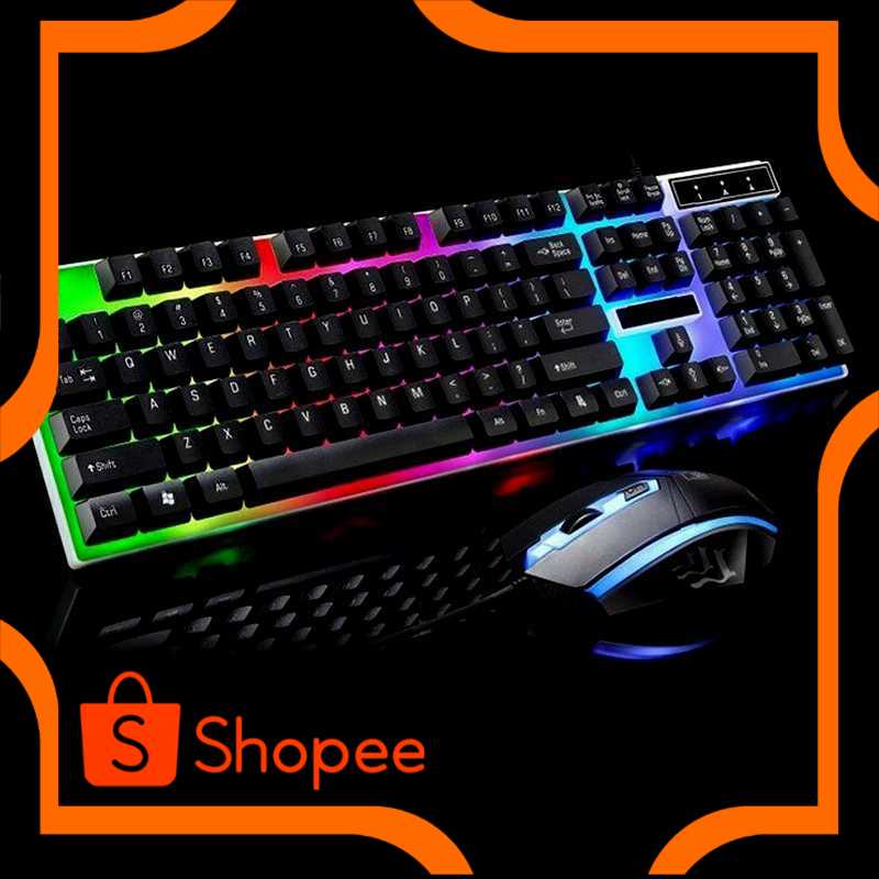 Jual Paket Gaming Keyboard Dan Mouse RGB / Set Gaming Mouse Dan ...