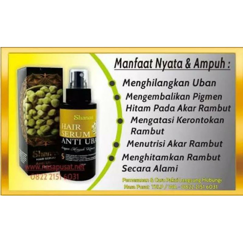 Penghilang Uban/Anti uban NASA ampuh menghilangkan uban