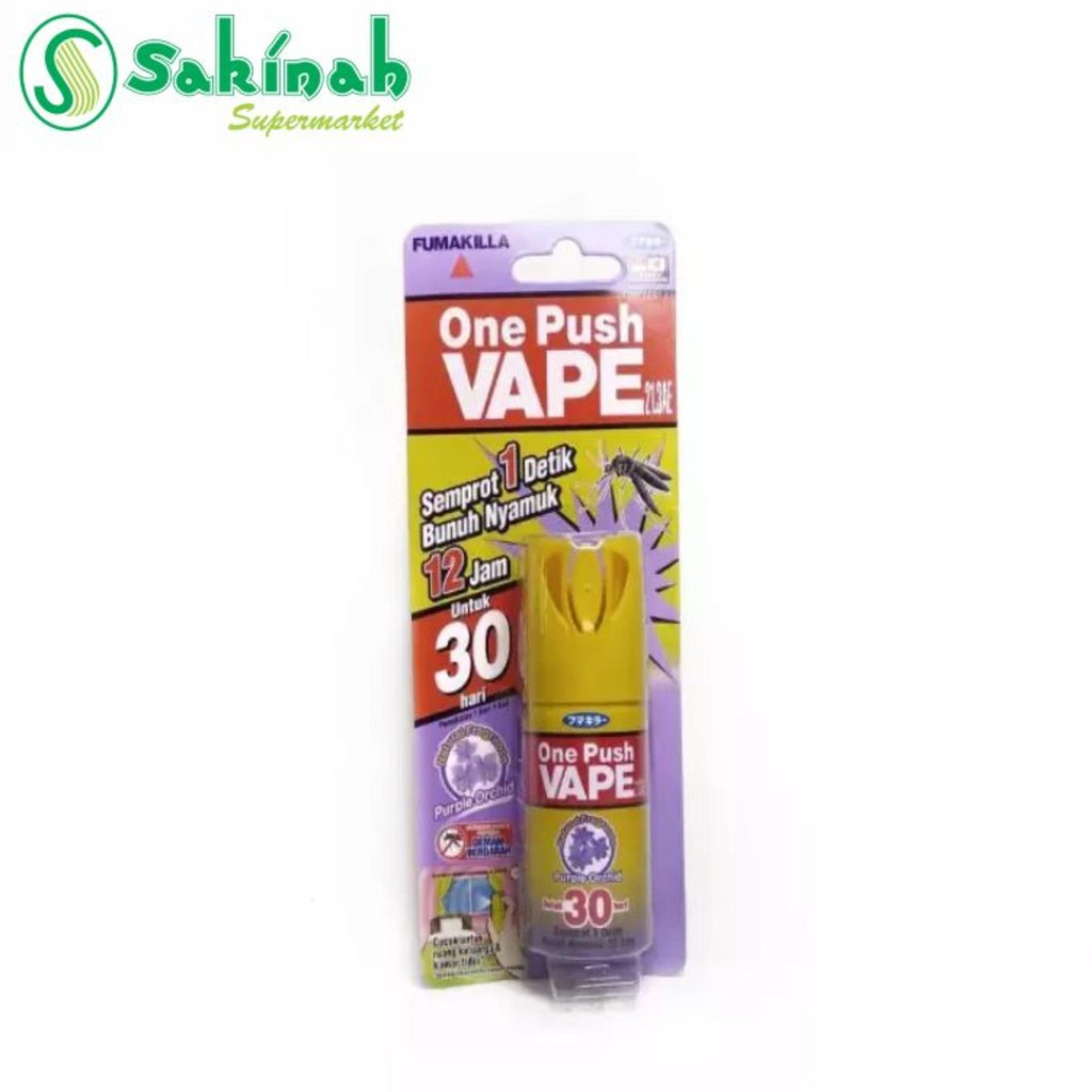 FUMAKILLA VAPE ONE PUSH PURPLE ORCHID 30 HARI