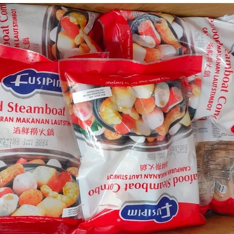 

Fusipim Seafood Steamboat Combo Frozen 400gr/ Bakso ikan shabu shabu steamboat