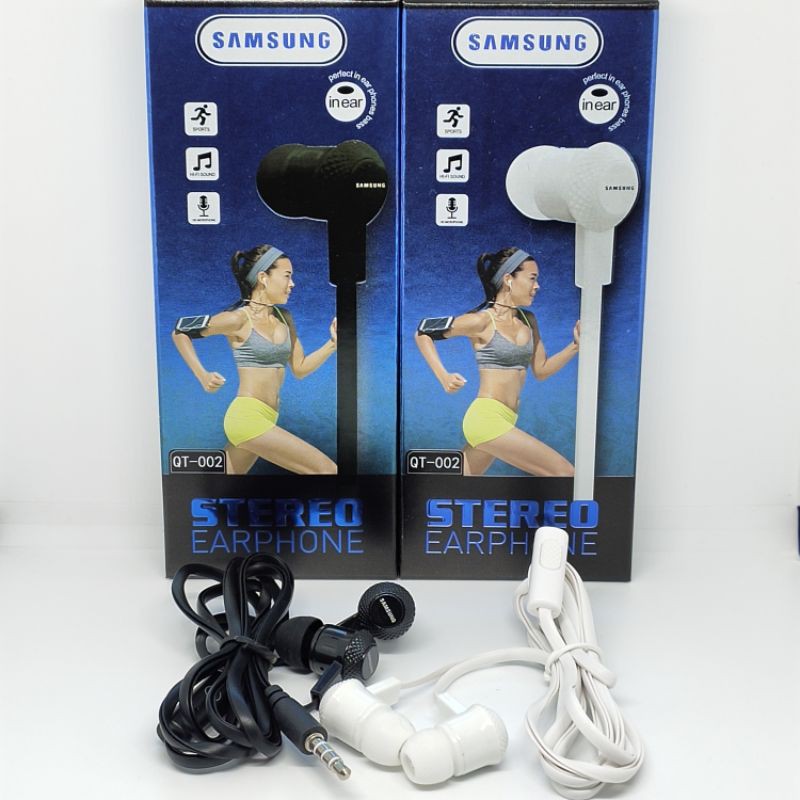 Headset / Handsfree / Earphone Brand Samsung QT-002 Stereo Earphones