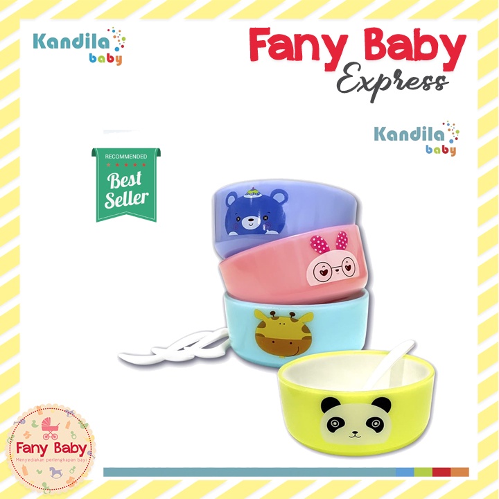 KANDILA BOWL AND SPOON 4PCS / 460ML / KDL022-3