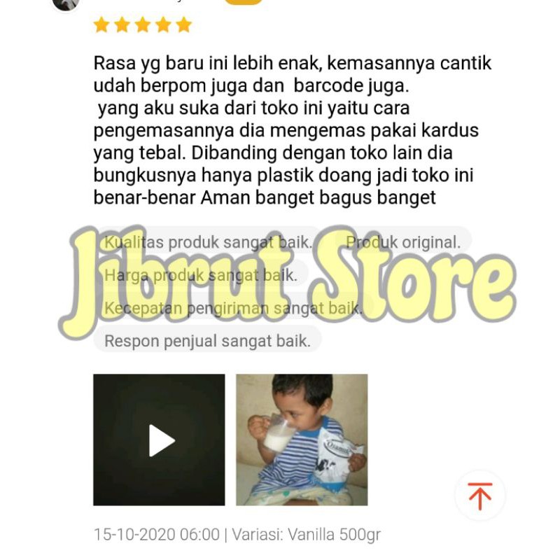 OSAMILK SUSU SAPI BUBUK PENGGEMUK BADAN ANAK DAN DEWASA 500gr