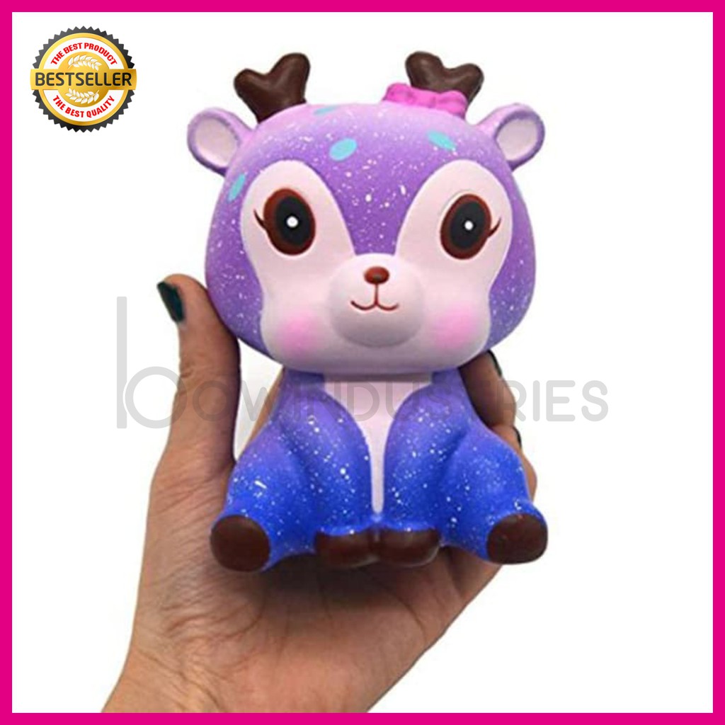 Jual Squishy  Hobby Rusa Galaxy Deer Lucu  Soft Slow Rising 