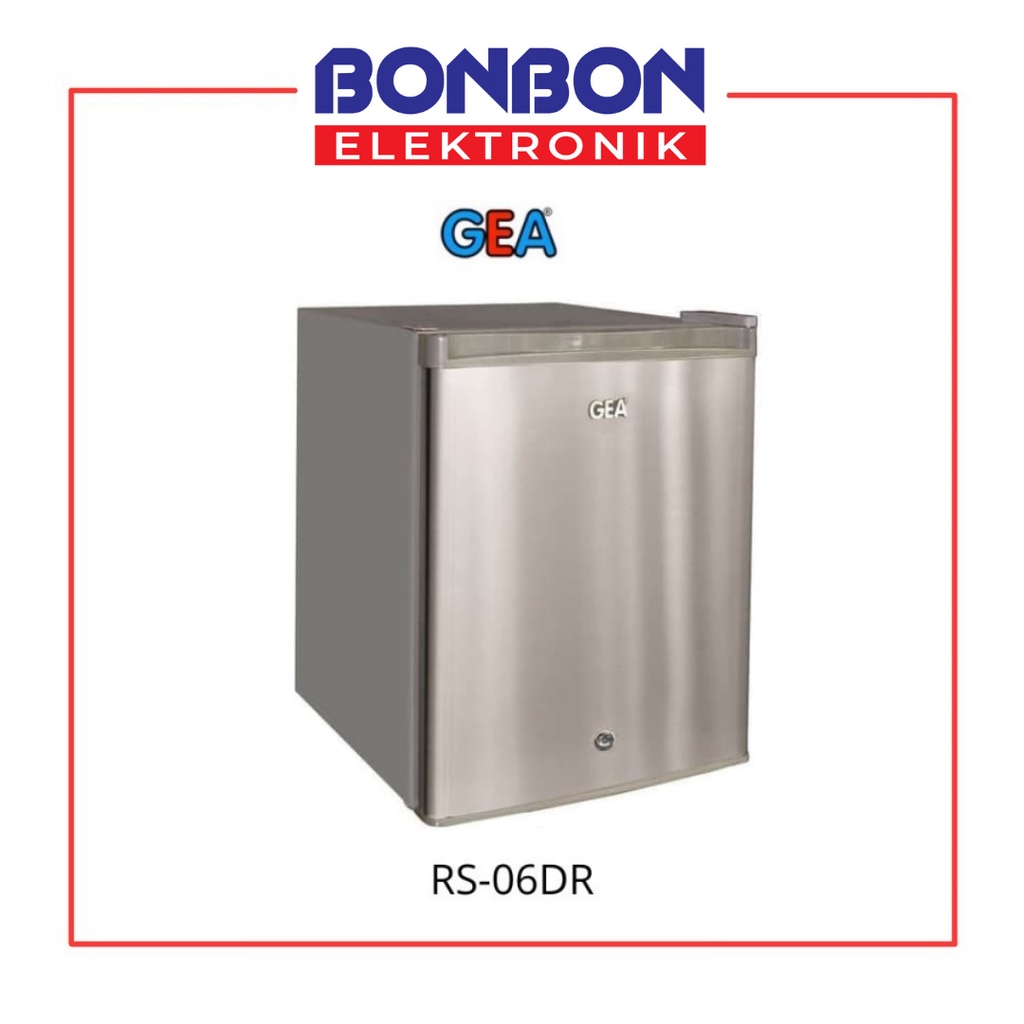 [GRAB INSTANT] GEA Kulkas Mini Bar Portable RS-06DR Silver