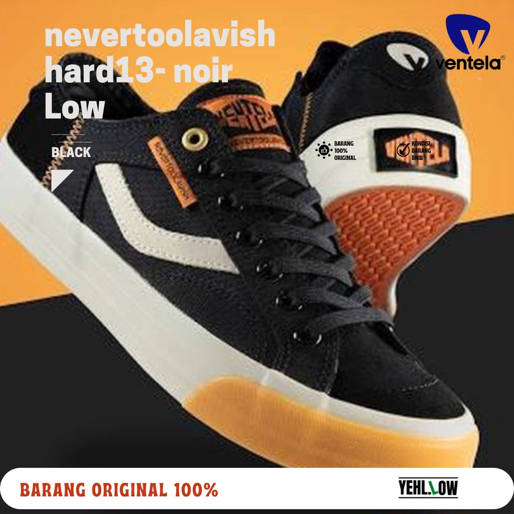 Sepatu Ventela Nevertoolavish - Ventela Hard13 Noir Low