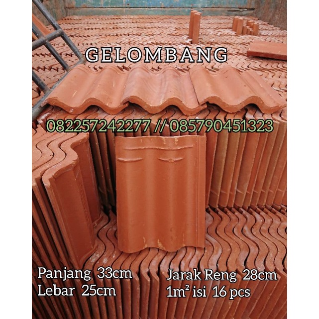 Genteng Gelombang Genteng Nglayur Trenggalek