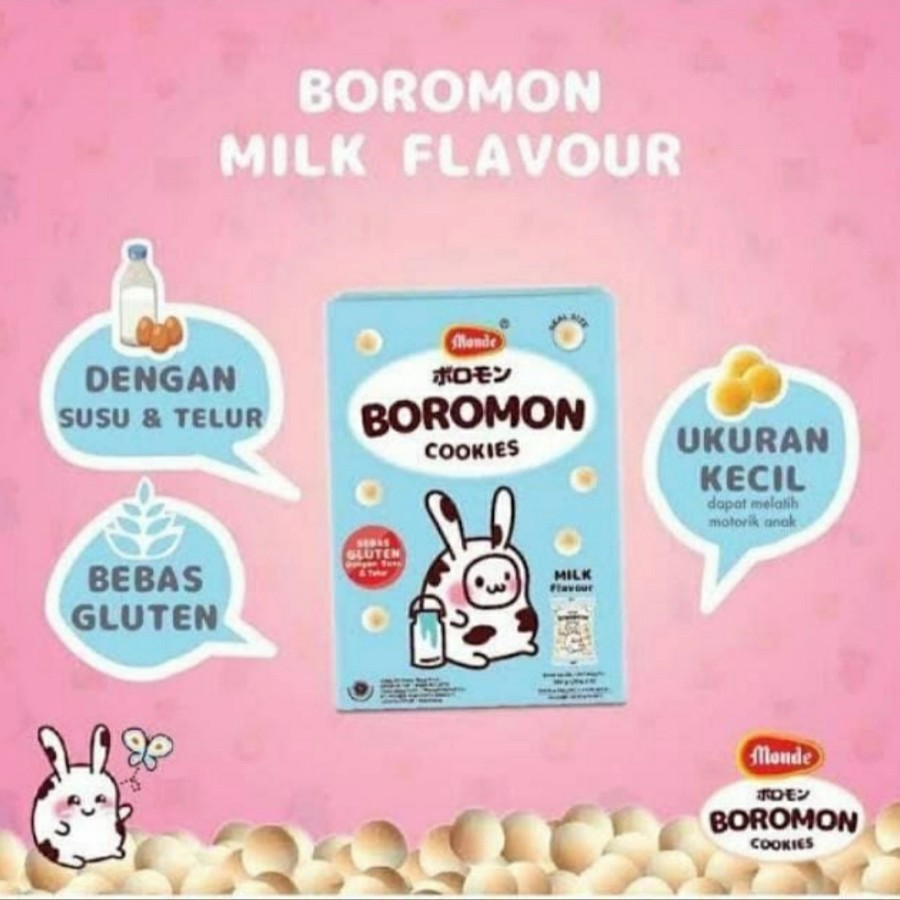 Monde Boromon Cookies 120g - Snack Bayi Sehat