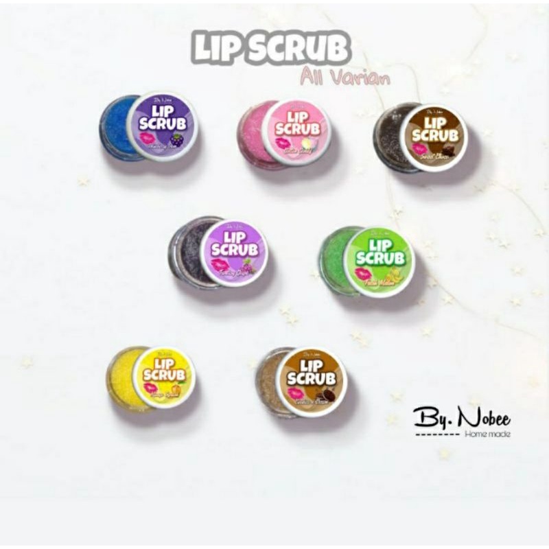 LIP SCRUB NOBEEE | SCRUB BIBIR | MELEMBUTKAN BIBIR