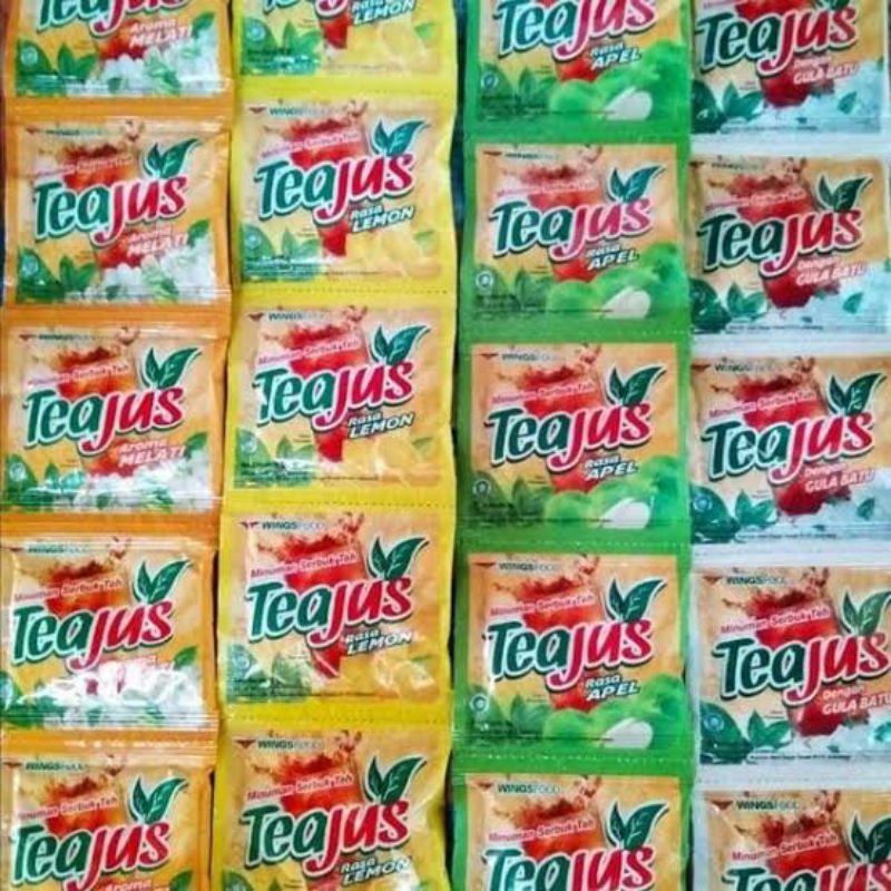 Teh Tea Jus Minuman Gula Batu Melati Apel 1renceng Isi 10pcs Shopee Indonesia 2785