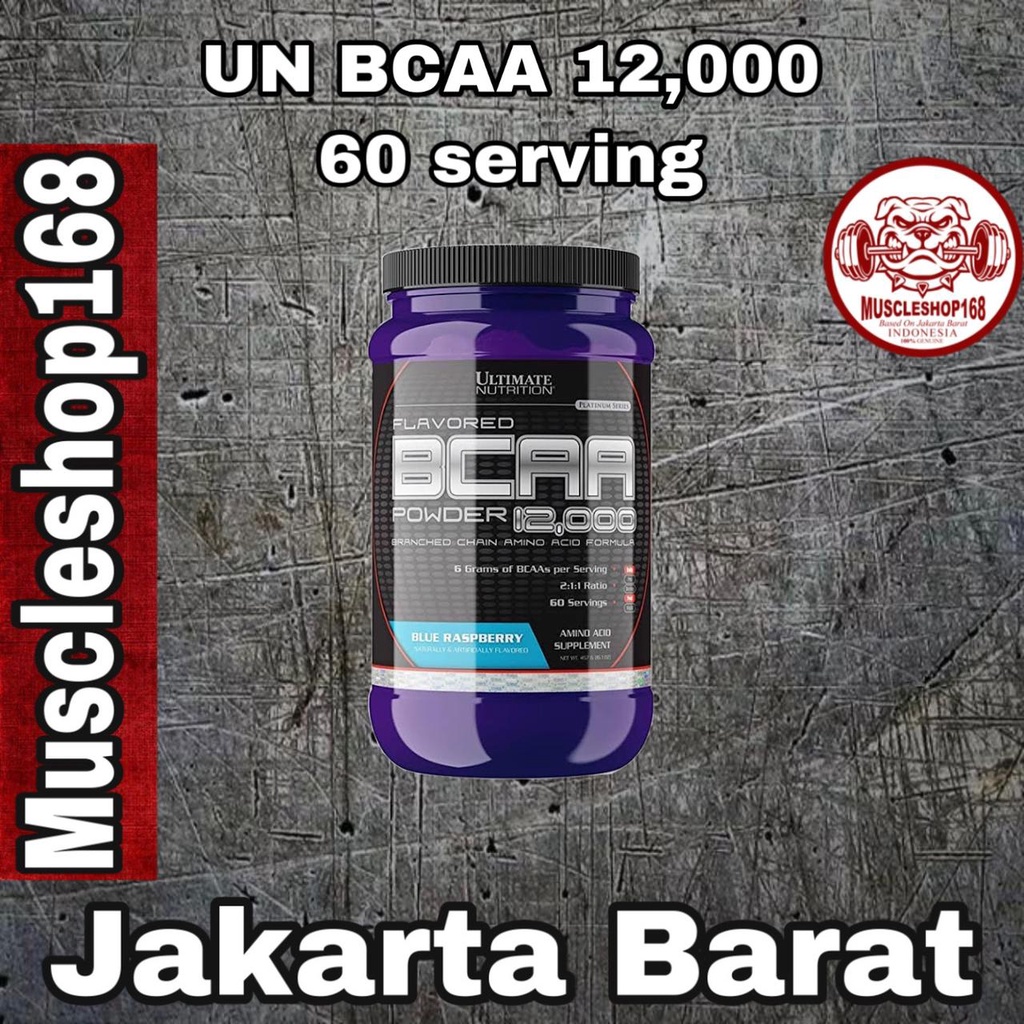 UN Ultimate Nutrition BCAA 12000 Powder 457 grams 30 60 serv gram gr