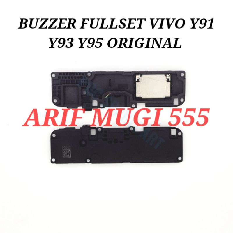 Buzzer Bazzer Loud Speaker Spiker Musik Fullset Vivo Y91 Y93 Y95 Original