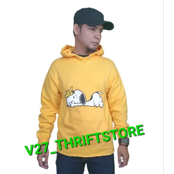 PEANUTS x ZARA YELLOW HOODIE (MF022)