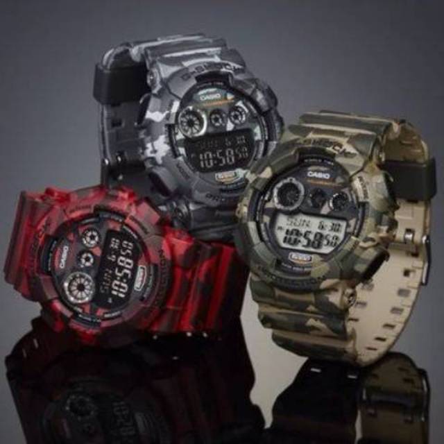 Jam Tangan Pria Casio Gshock GD 120 Army Original