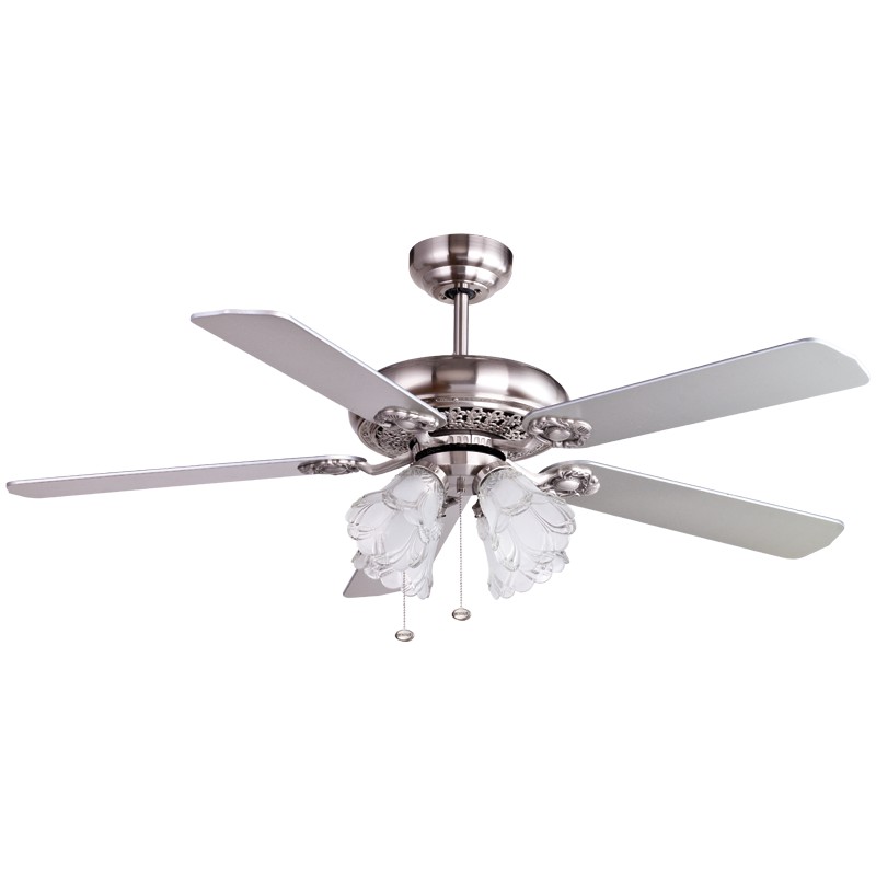 MT.EDMA 52in ULTRA Ceiling Fan Dekoratif (Champagne/Elm) + Lampu Hias