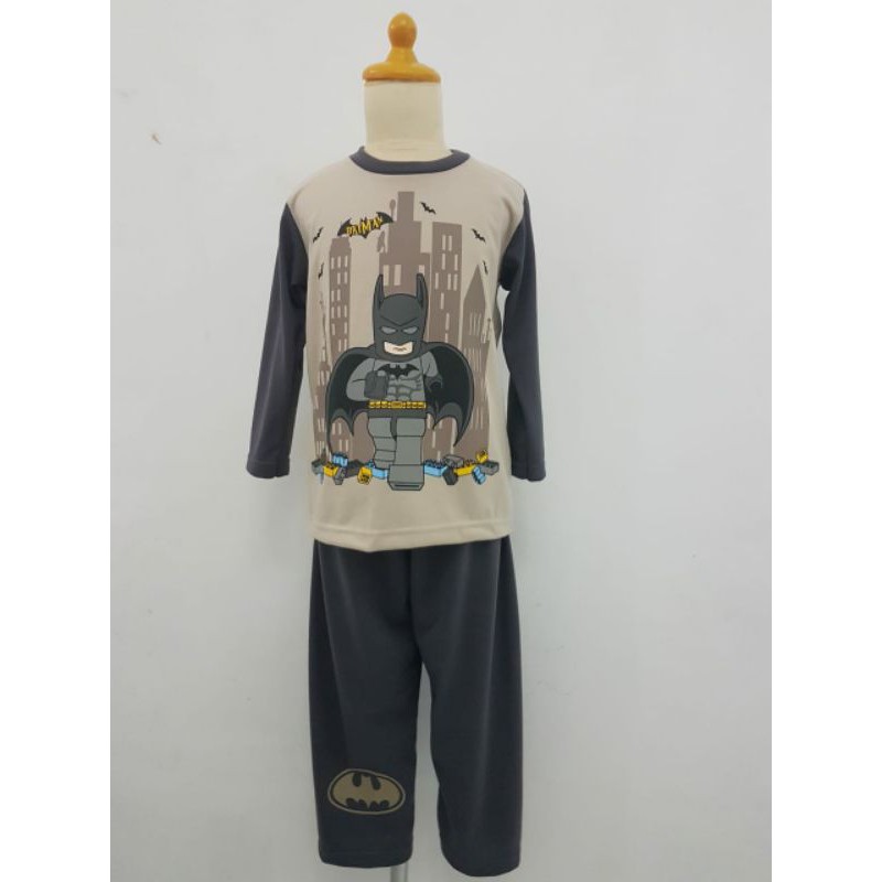 Baju Tidur/ Piyama Kaos Anak Premium Quality Batman New