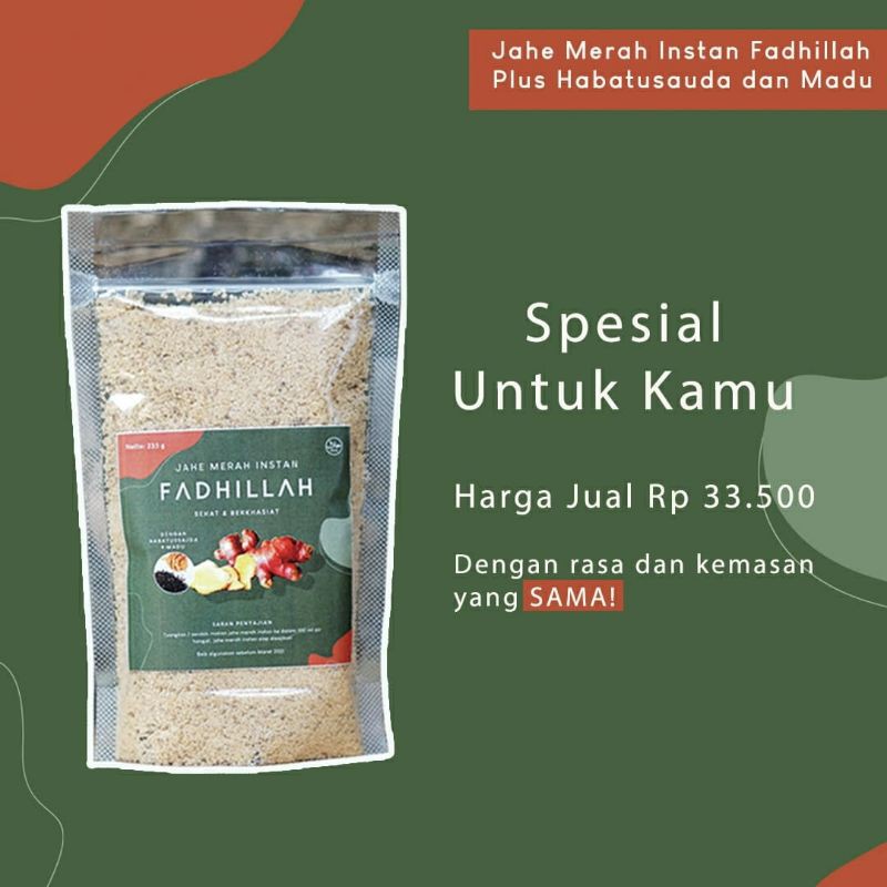 

Jahe Merah Instan Fadillah