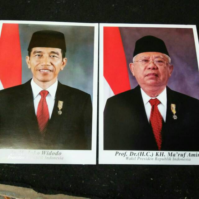 Poster Presiden Dan Wakil Makruf Amin Shopee Indonesia