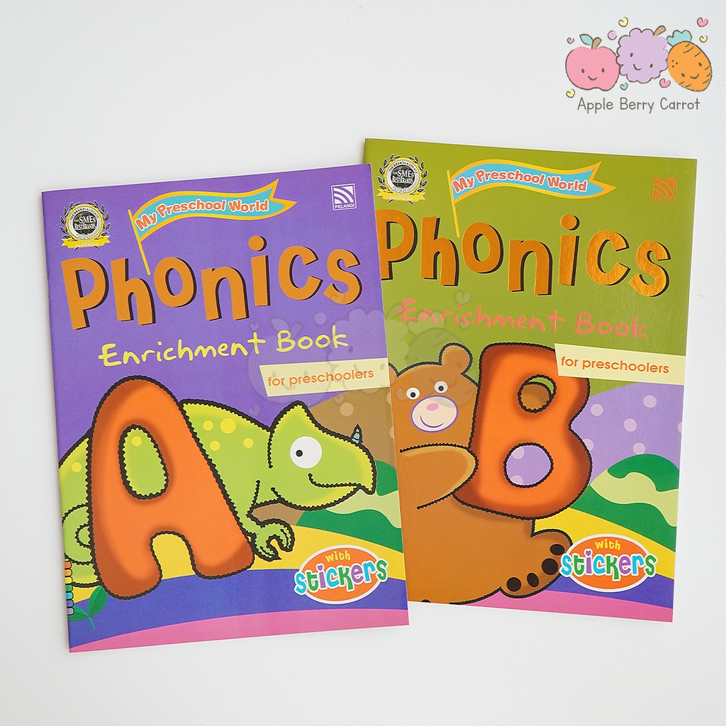 Jual PHONICS ENRICHMENT BOOK FOR PRESCHOOLERS 1 SET 2 BUKU Shopee