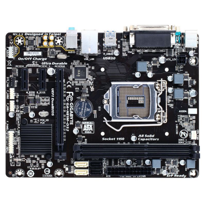 MOBO MOTHERBOARD H81 GIGABYTE H81 M DS2 LGA1150 DDR3 ORIGINAL