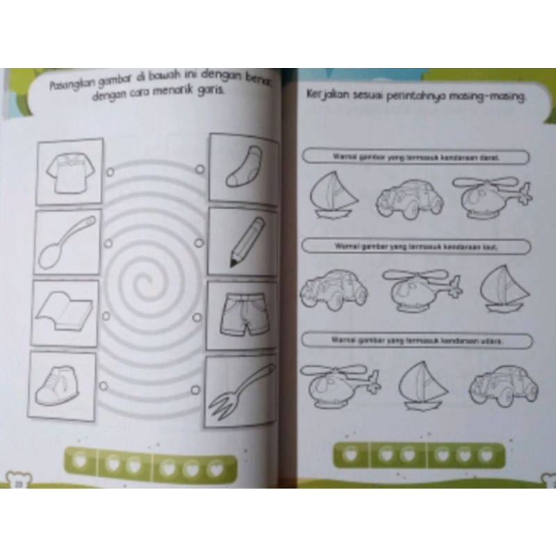 Buku Brain Games For Kids/aktifitas anak/TK Paud