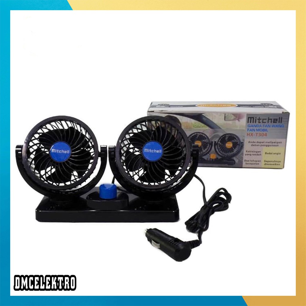 Kipas Angin Mobil T303 & T304 / Kipas angin air / Kipas angin portable / Kipas angin tempel / Fan